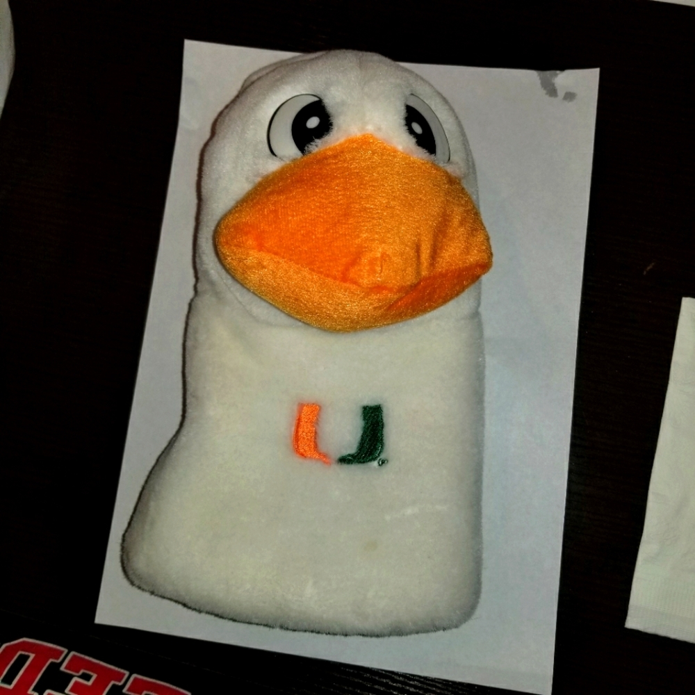 MiAMI Hurricanes Hand Puppet